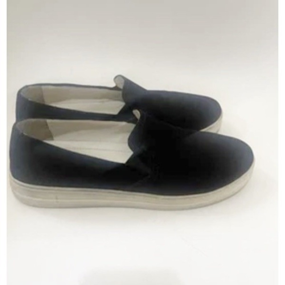 Prada Black Suede Low Top Slip-On Flat Sneakers/Shoes Women's Size 40 US 10 - Picture 4 of 10